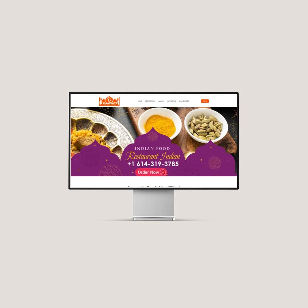 DAAWAT - Restaurant Website