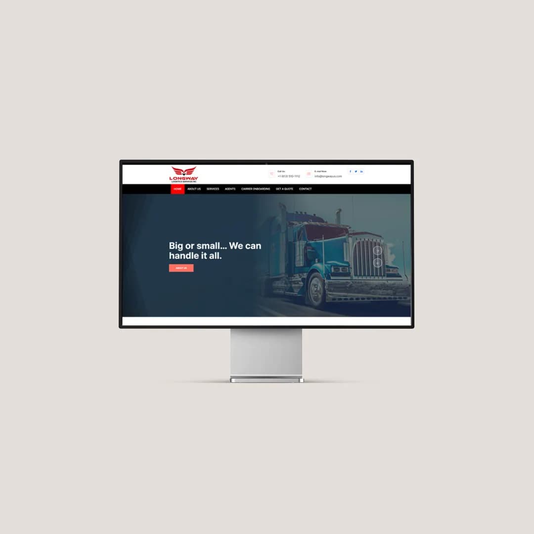 LONGWAY - Trucking Agency Website